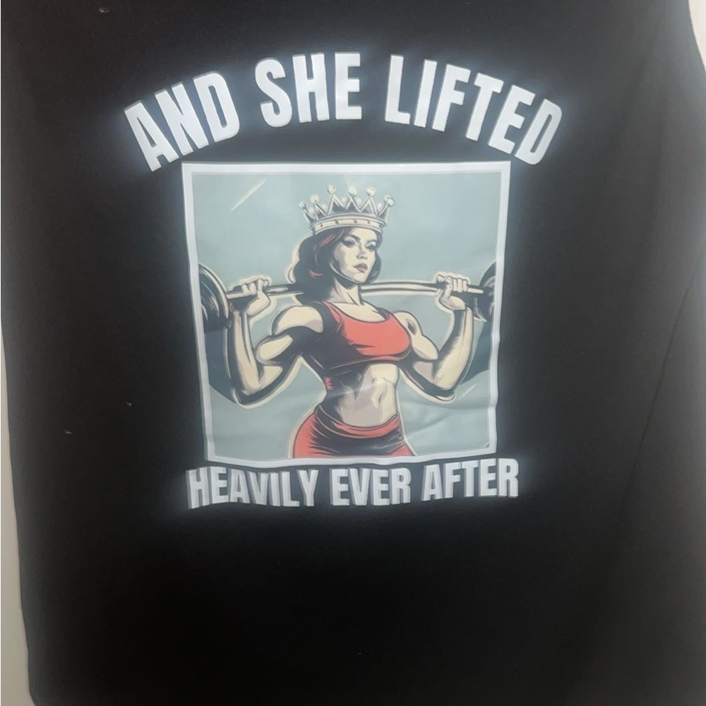 Black Graphic Women's Top